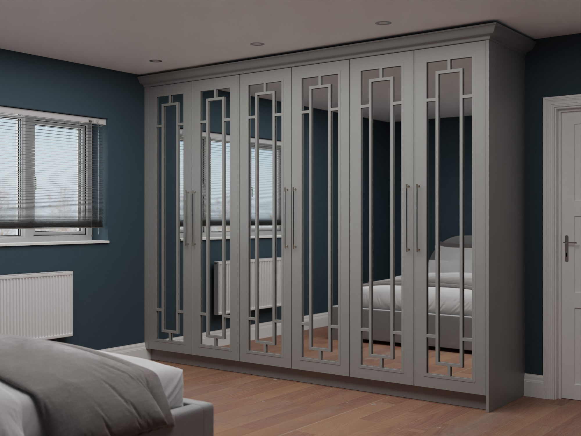 Hawaii - Made to Measure Mirror Wardrobe Door
